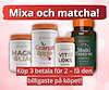 Olika sorters pillerburkar på en rosa bakgrund och med texten "Mixa och matcha. Köp 3 betala för 2". 