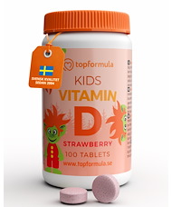Topformula Kids Topformula Kids | Vitamin D Tugg | 100 tabletter