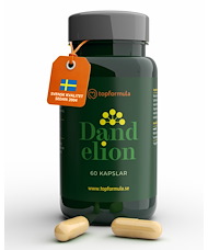 Topformula KORT DATUM | Topformula | Dandelion | Maskrosextrakt | 60 kapslar