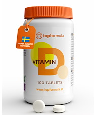 Topformula Topformula | D-vitamin | 4000 IE | 100 µg | 100 tabletter