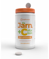 Topformula Topformula | Järn + Vitamin C Tugg | 100 tabletter