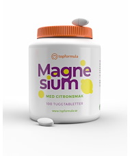 Topformula Topformula | Magnesium Tyggetabletter 100 stk