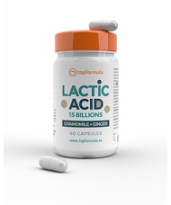 Topformula Topformula | Mjölksyra 15 miljarder + Kamomill & Ingefära | 60 kapslar