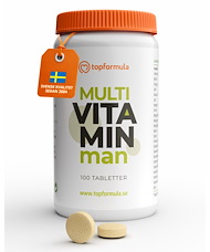 Topformula Topformula | Multivitamin och mineral Man | 100 tabletter