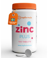 Topformula Topformula | Zink Plus | 25 mg | 100 tabletter