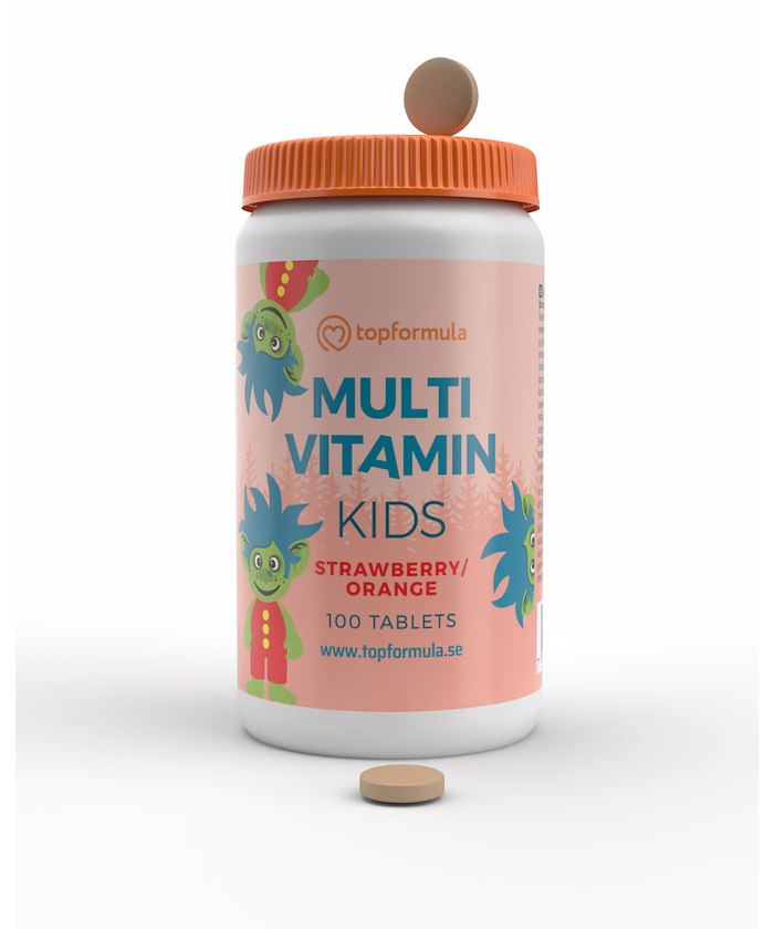 Topformula Kids Topformula Kids | Multivitamin Tuggtablett | 100 tabletter