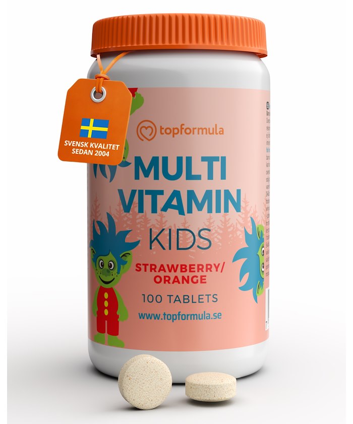 Topformula Kids Topformula Kids | Multivitamin Tuggtablett | 100 tabletter