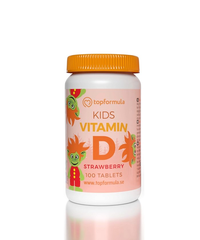 Topformula Kids Topformula Kids | Vitamin D Tugg | 100 tabletter