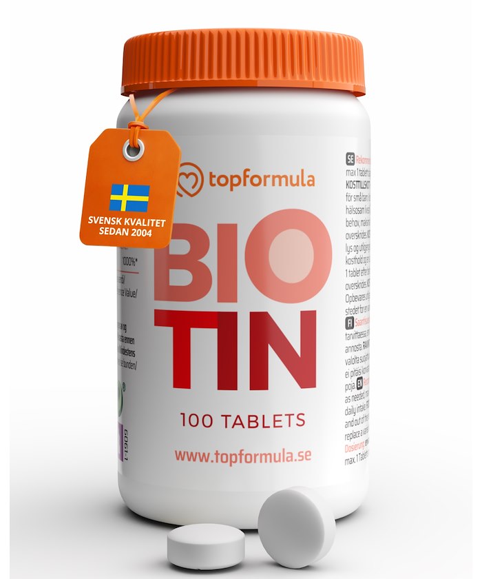 Topformula Topformula | Biotin | 100 tabletter