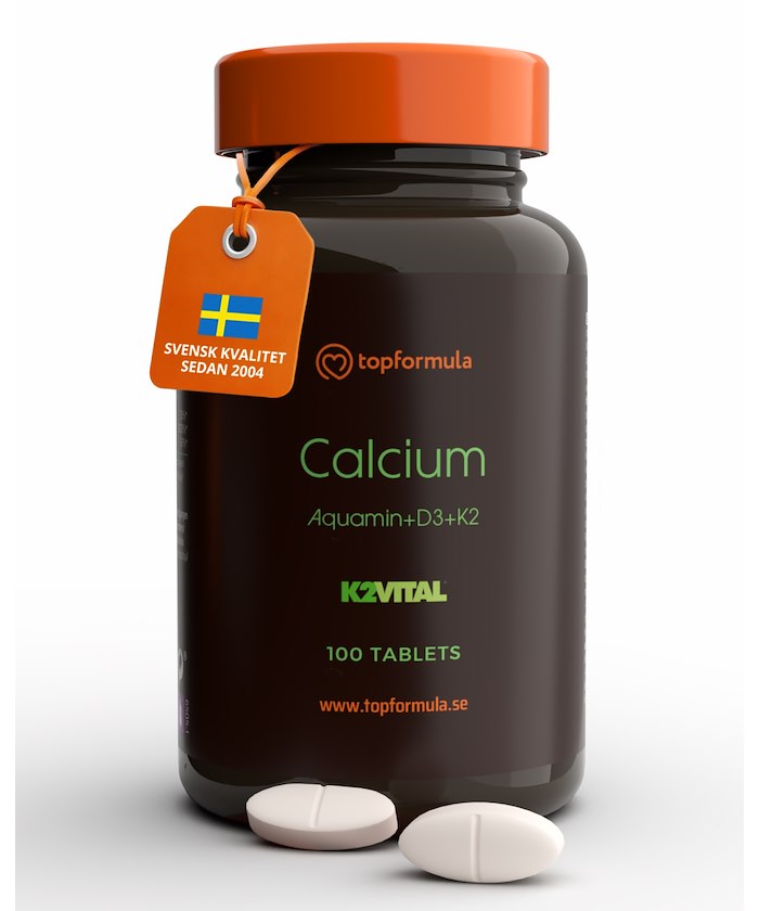 Topformula Topformula | Calcium Aquamin + D3 och K2 | 100 tabletter