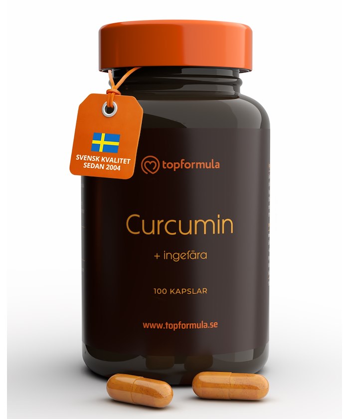 Topformula Topformula | Curcumin + Ingefära | 100 kapslar