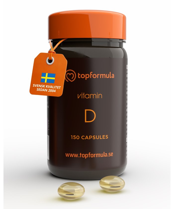 Topformula Topformula | D-vitamin Softgel | 3200 IE | 80 µg | 150 kapslar
