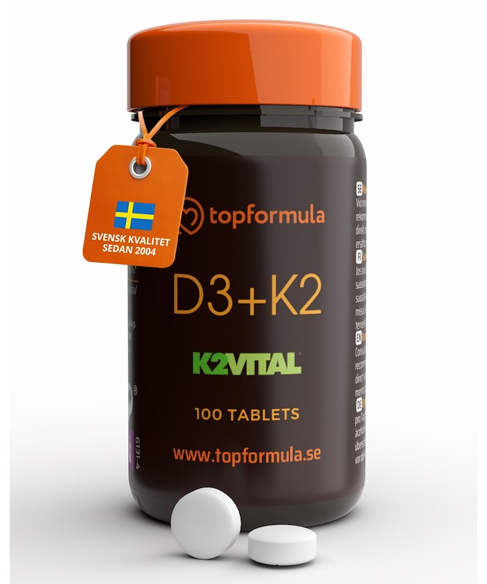 Topformula Topformula | D3 + K2VITAL® | 100 tabletter
