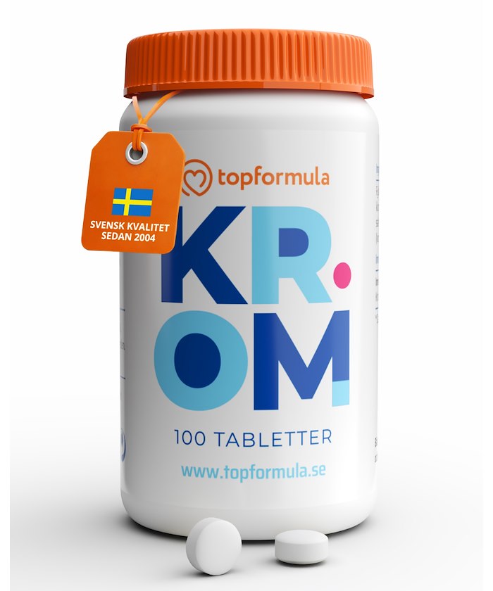 Topformula Topformula | Krom | 200 µg | 100 tabletter