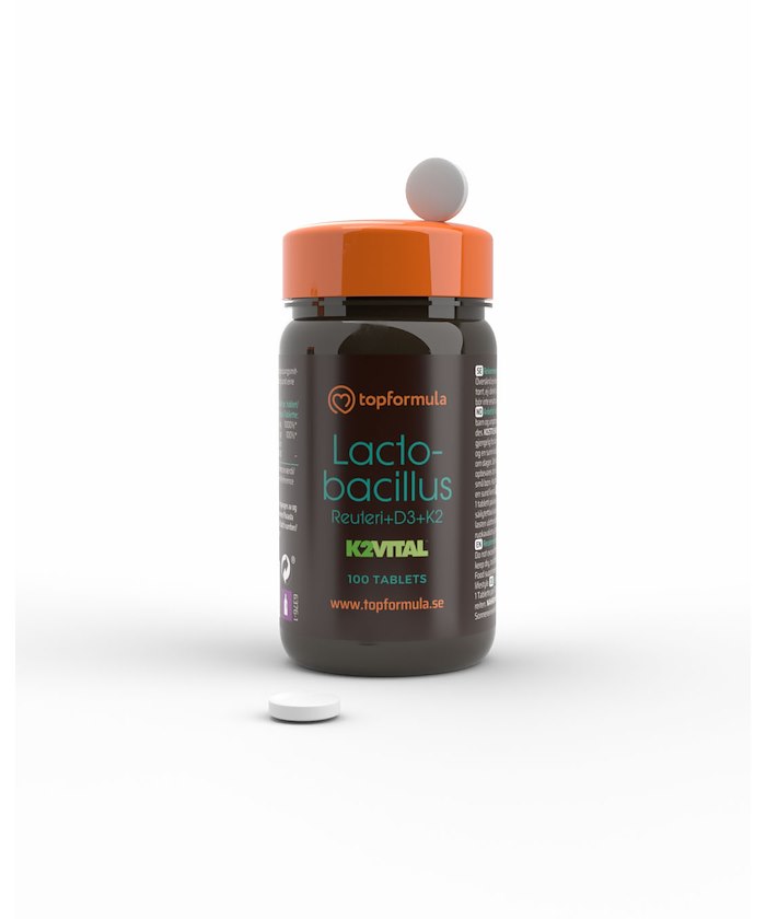 Topformula Topformula | Lactobacillus Reuteri + D3 + K2VITAL® | 100 tabletter