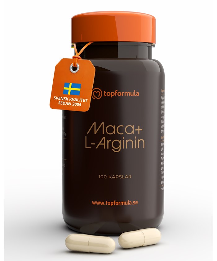 Topformula Topformula | Maca + L-arginin | 100 kapslar