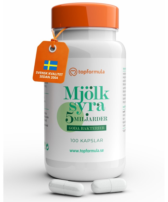 Topformula Topformula | Mjölksyra 5 miljarder | 100 kapslar