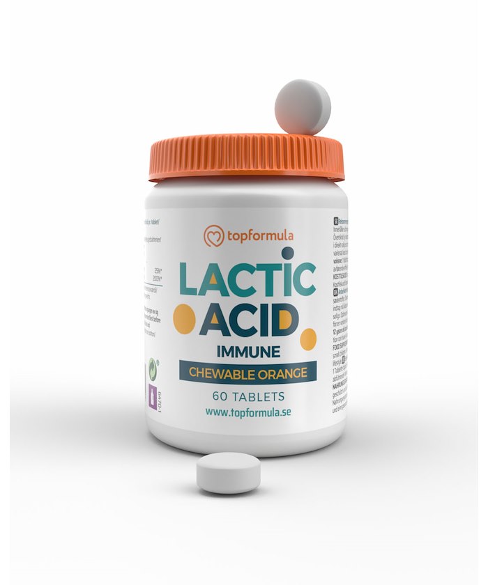 Topformula Topformula | Mjölksyra Tugg 3 miljarder Immun | 60 tabletter