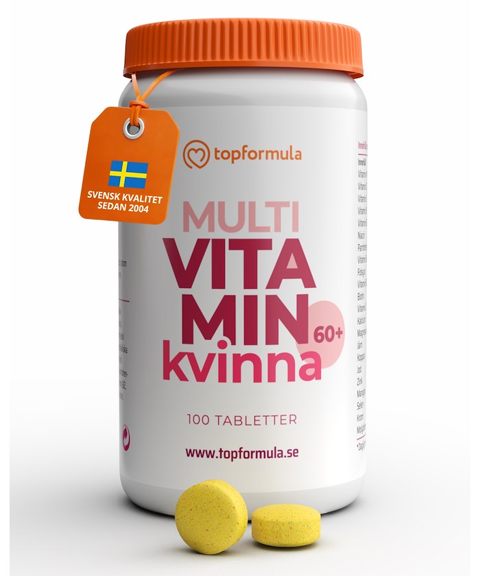 Topformula Topformula | Multivitamin och mineral Kvinna 60+ | 100 tabletter