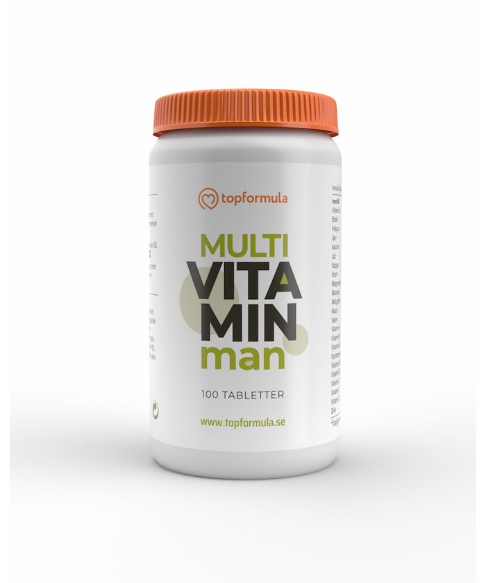 Topformula Topformula | Multivitamin och mineral Man | 100 tabletter
