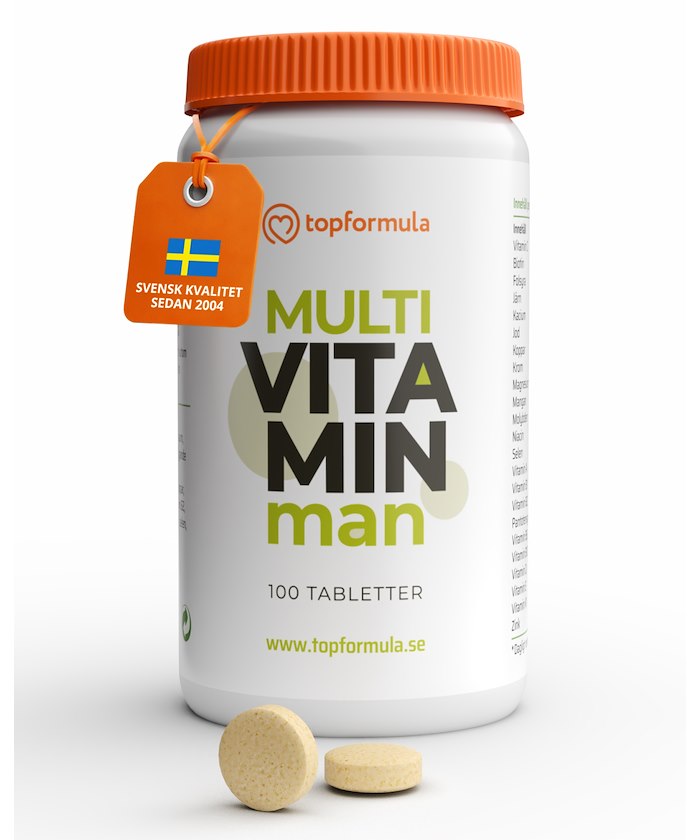 Topformula Topformula | Multivitamin och mineral Man | 100 tabletter