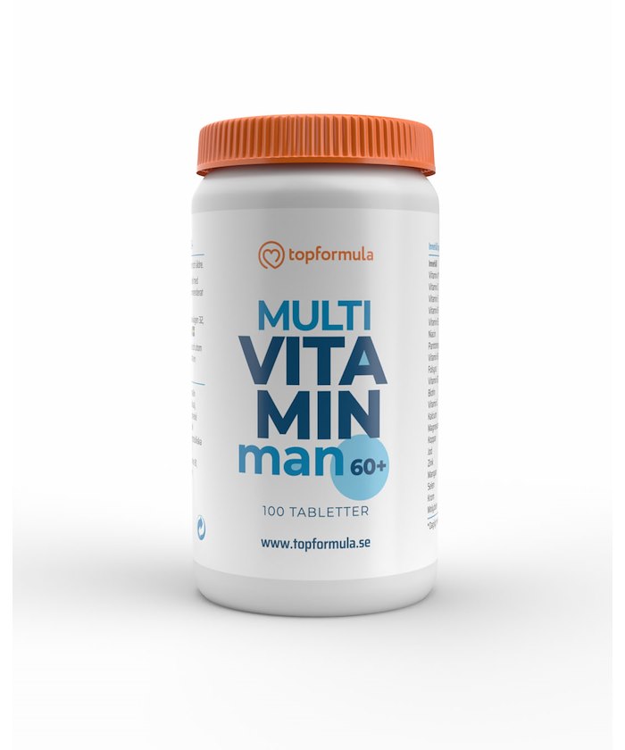 Topformula Topformula | Multivitamin och mineral Man 60+ | 100 tabletter