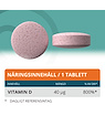 Topformula Topformula | D-Vitamin 40 µg Tugg | 100 tabletter