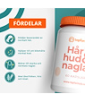 Topformula Topformula | Hår, hud och naglar | 60 kapslar