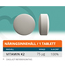 Topformula Topformula | K2 vitamin | 75 µg | 100 tabletter