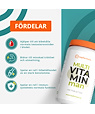 Topformula Topformula | Multivitamin och mineral Man | 100 tabletter