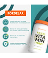 Topformula Topformula | Multivitamin och mineral Man | 100 tabletter