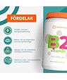 Topformula Topformula | Vitamin B2 | Riboflavin | 100 mg | 100 kapslar