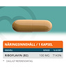 Topformula Topformula | Vitamin B2 | Riboflavin | 100 mg | 100 kapslar